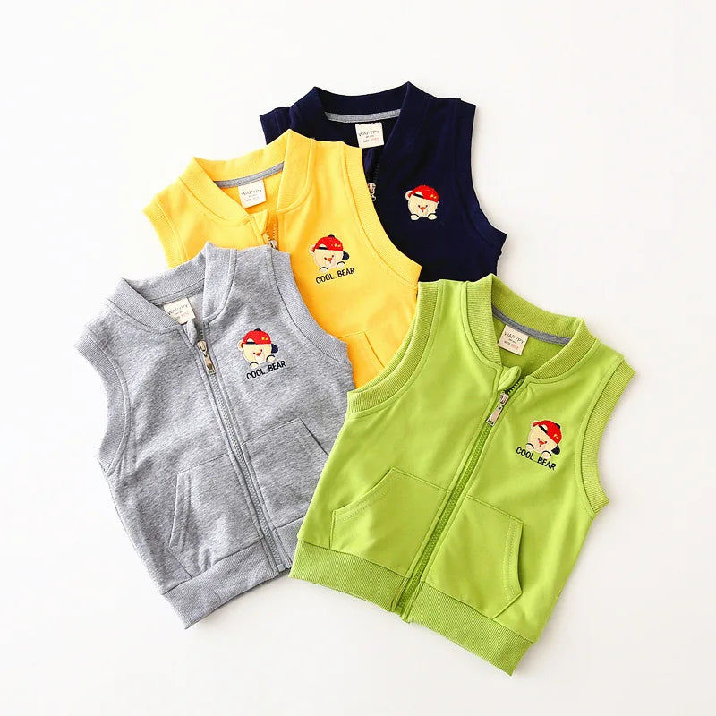 Bear Waistcoat Sleeveless Vest