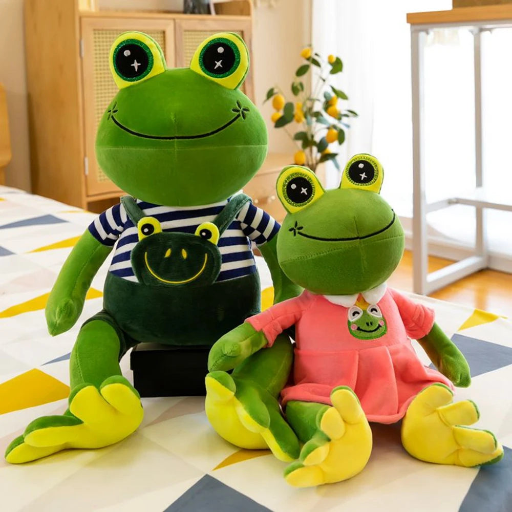 Cartoon Frog Plush
