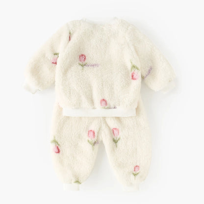 2 Piece Fluffy Winter Fleece Set