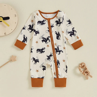 Western Cowboy Romper
