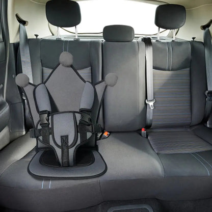 Portable Children Car Safety Seat Breathable Adjustable