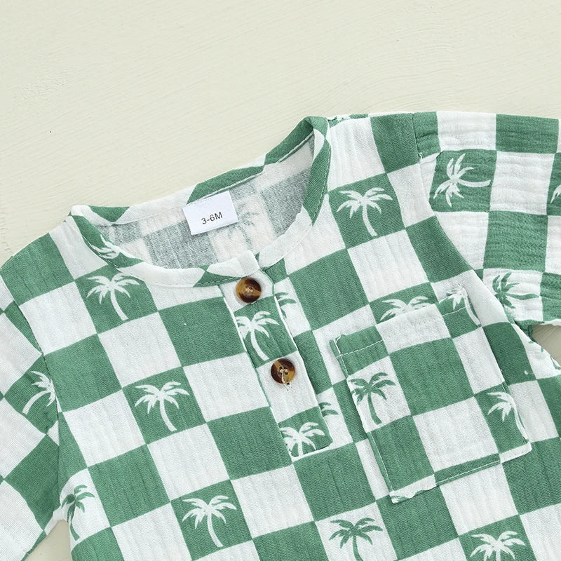 Combinaison d'arbre à carreaux Island