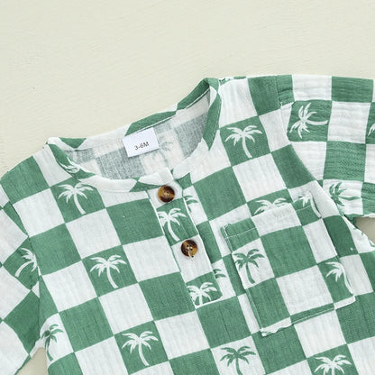 Combinaison d'arbre à carreaux Island