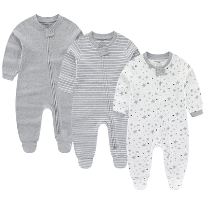 3 Pack kiddiezoom™ Long Sleeve Jumpsuits