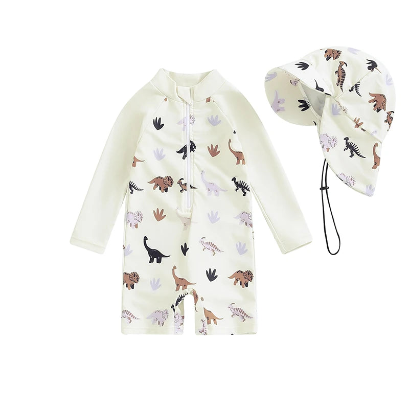 2 Piece Fauna Rush Guard Swimwear