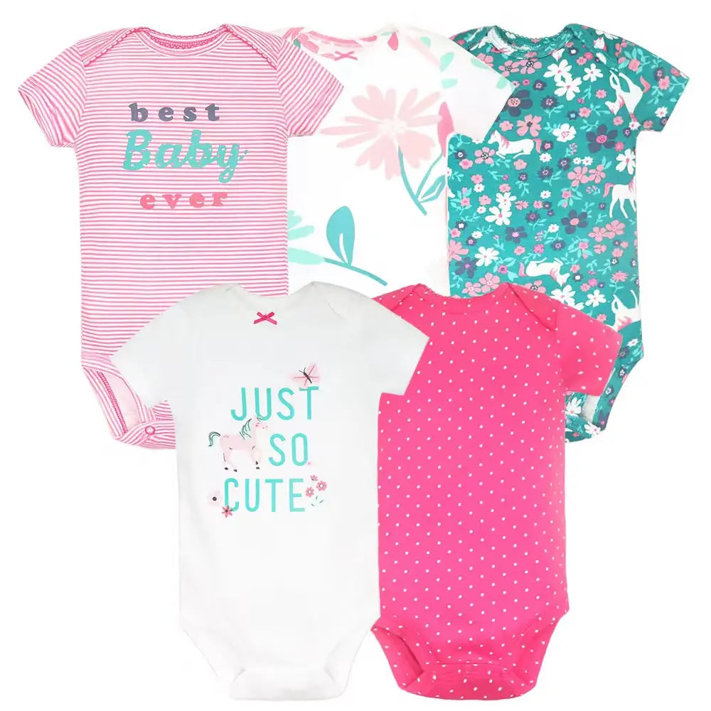 5 Piece Floral Bodysuit