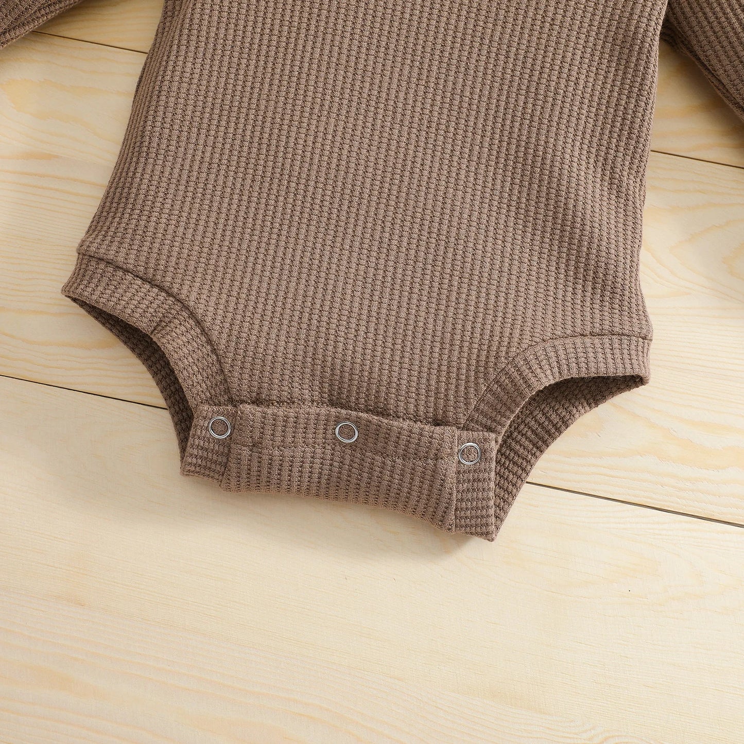 Body décontracté à capuche et manches longues 2 pièces