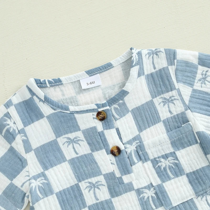 Combinaison d'arbre à carreaux Island