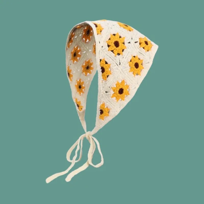 Handmade Crochet Triangle Headband