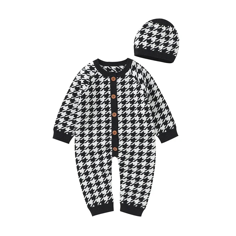 2 Piece Fashion Knitted Grow suit