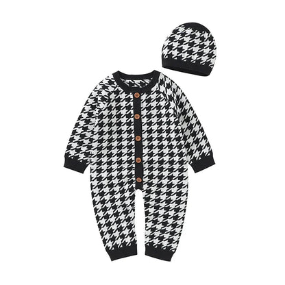 2 Piece Fashion Knitted Grow suit