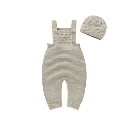 2 Piece Sleeveless Knitted Jumpsuit