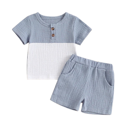 2 Piece Patchwork Suit