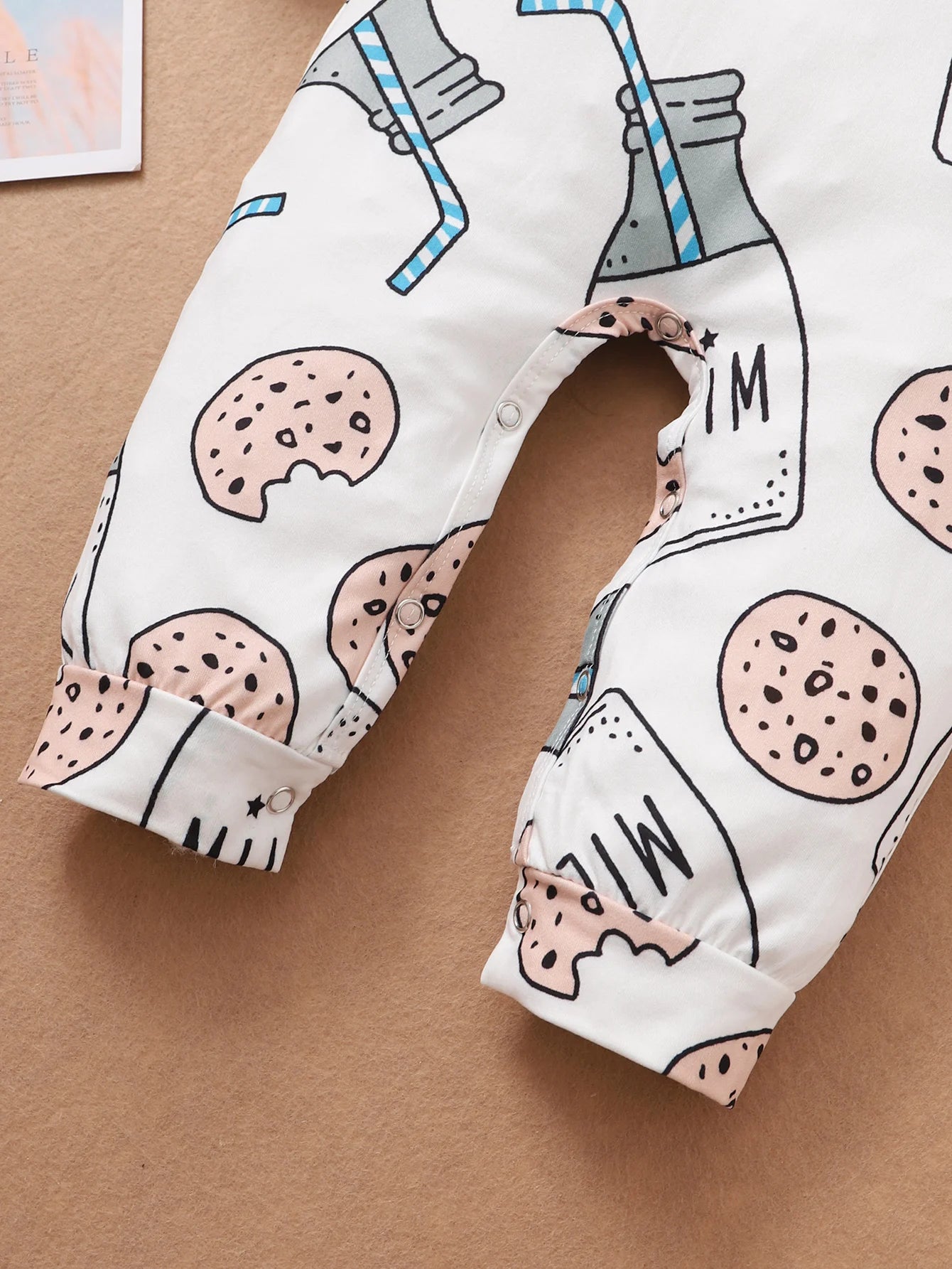 Long Sleeved Cute Milk Bottle Jumpsuit