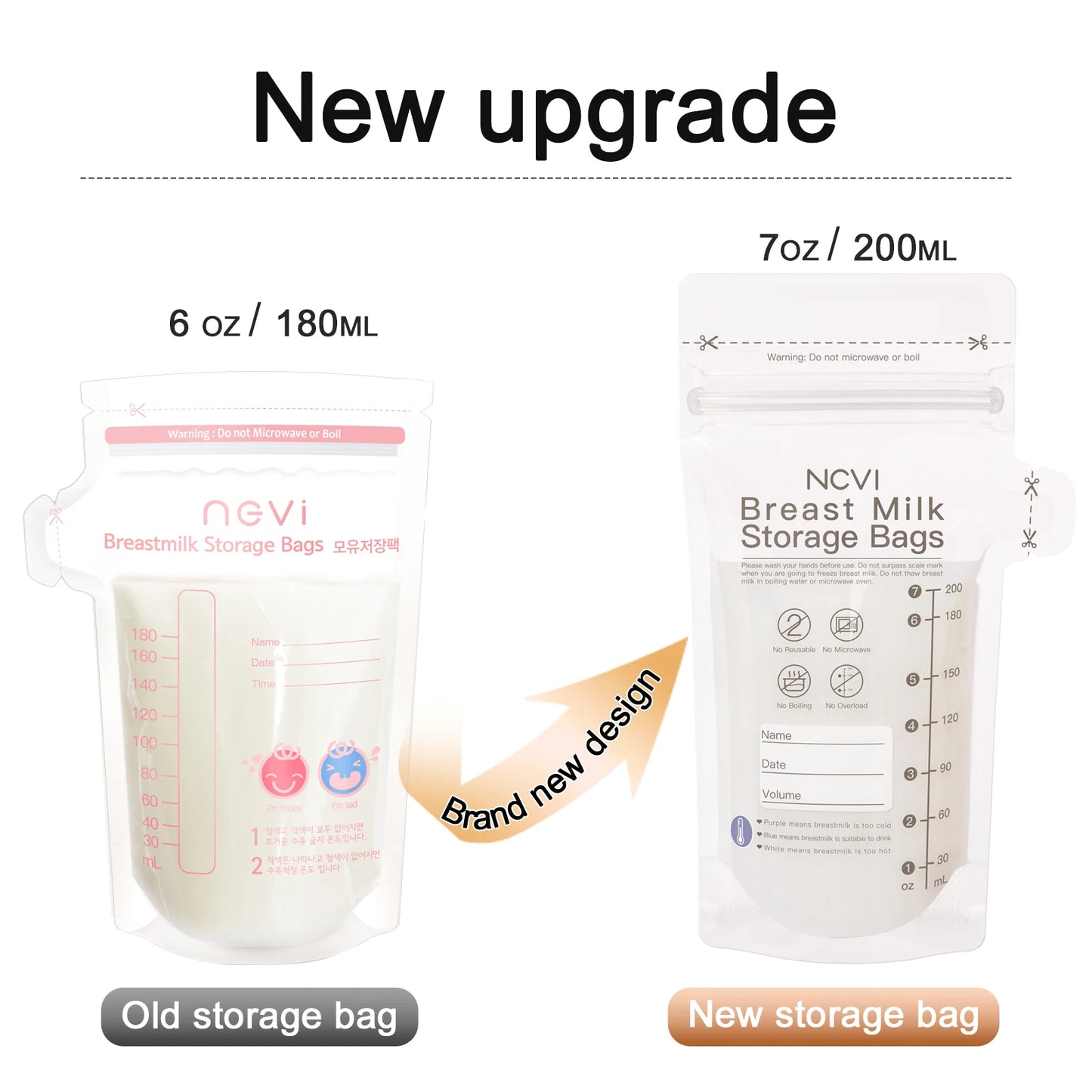 NCVI™ Breastmilk Storage Bags