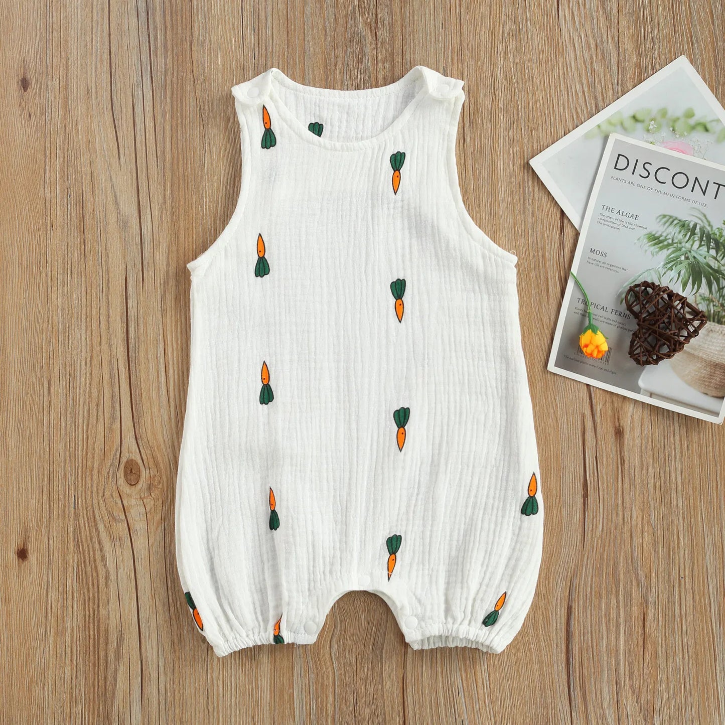 Muslin Farm Romper