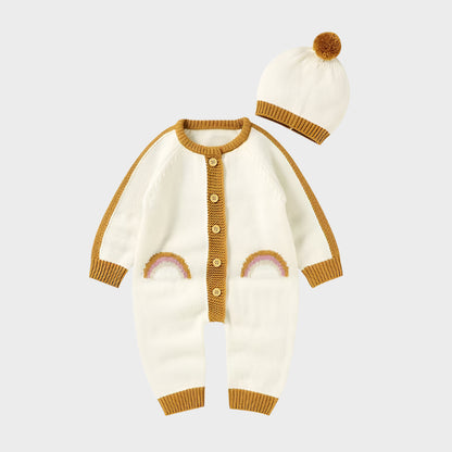 2 Piece Rainbow Jumpsuit