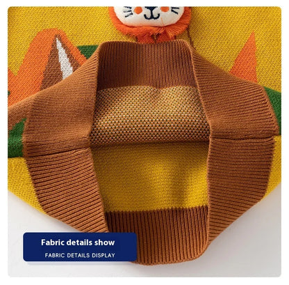 Pull à manches longues avec dessin animé sponsorisé par Workmanship™ et Well-kids™