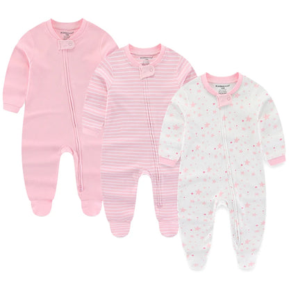 3 Pack kiddiezoom™ Long Sleeve Jumpsuits