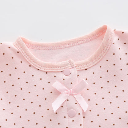 Blossom Polka Dot Infant Jumpsuit