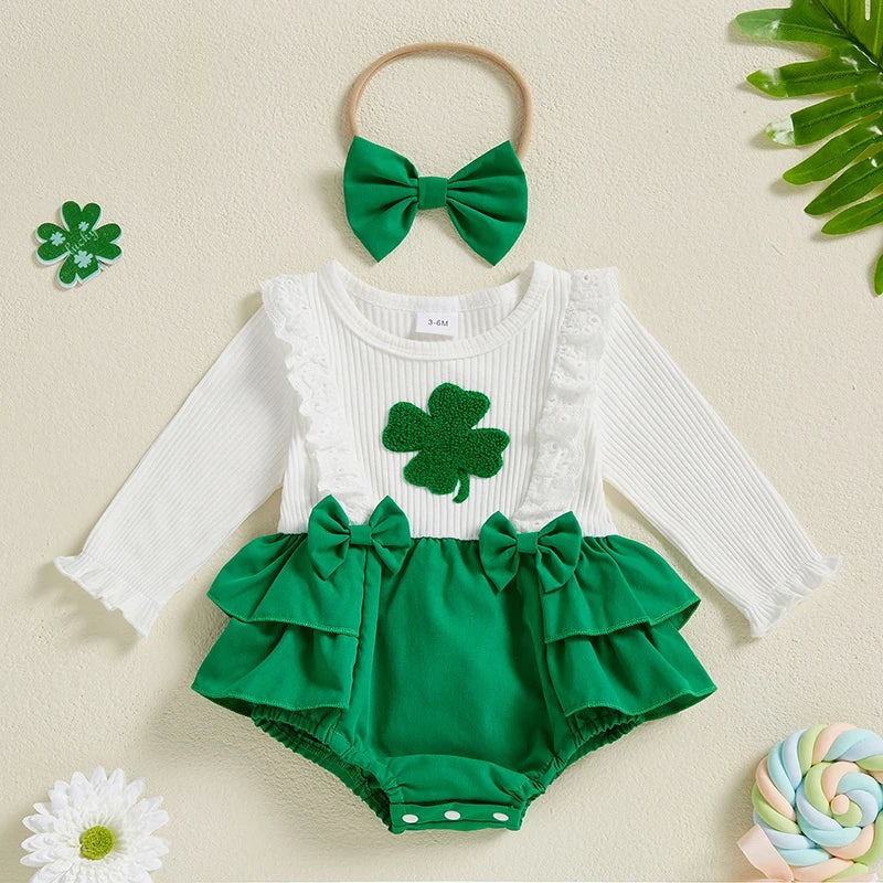 Clover Bodysuit with Headband