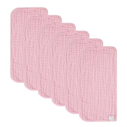 6 Piece Muslin Burp