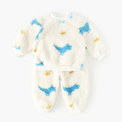 2 Piece Fluffy Winter Fleece Set