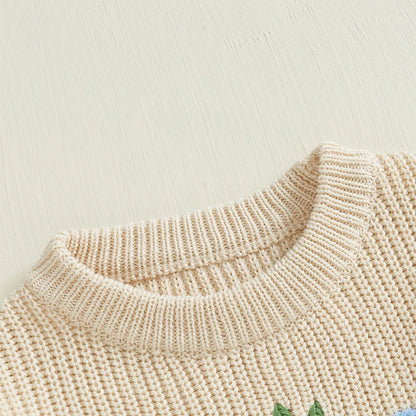 Strawberry Embroidered Sweaters