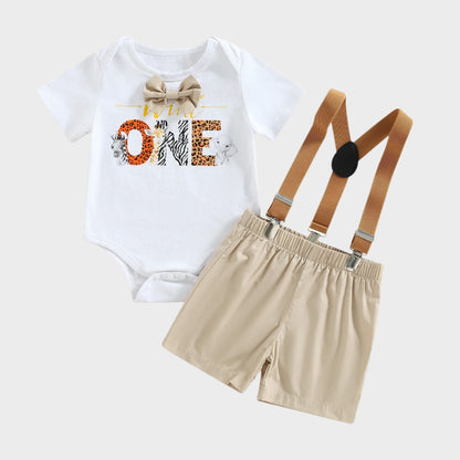 2 Piece Gentleman Overall Outfits