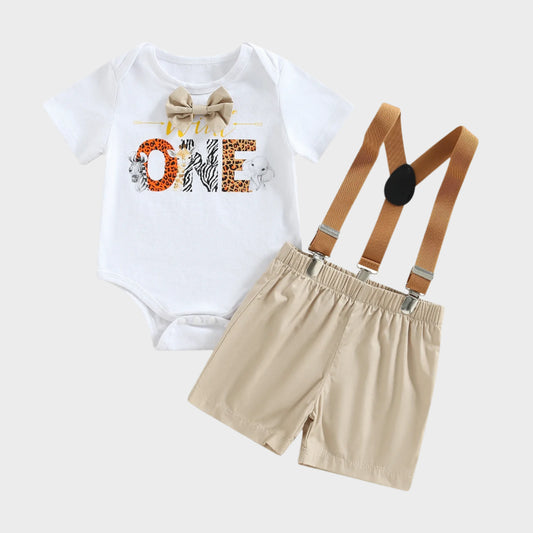 2 Piece Gentleman Overall Outfits