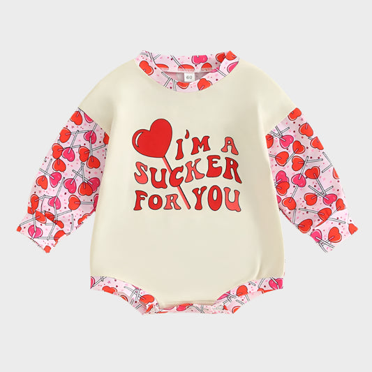 Valentine Heat Lollipop Bodysuit