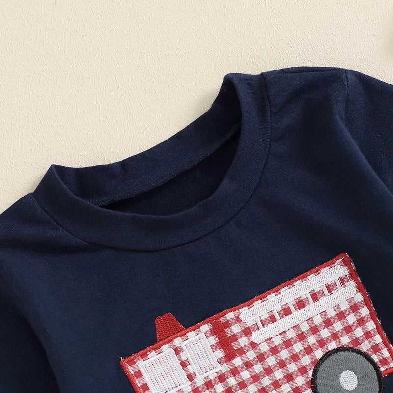 2 Piece Fire Truck Outfit