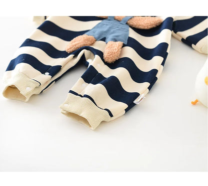 Embroidered Baby Bear Jumpsuit