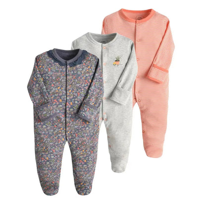 3 Pieces Essential Newborn Jumpsuit