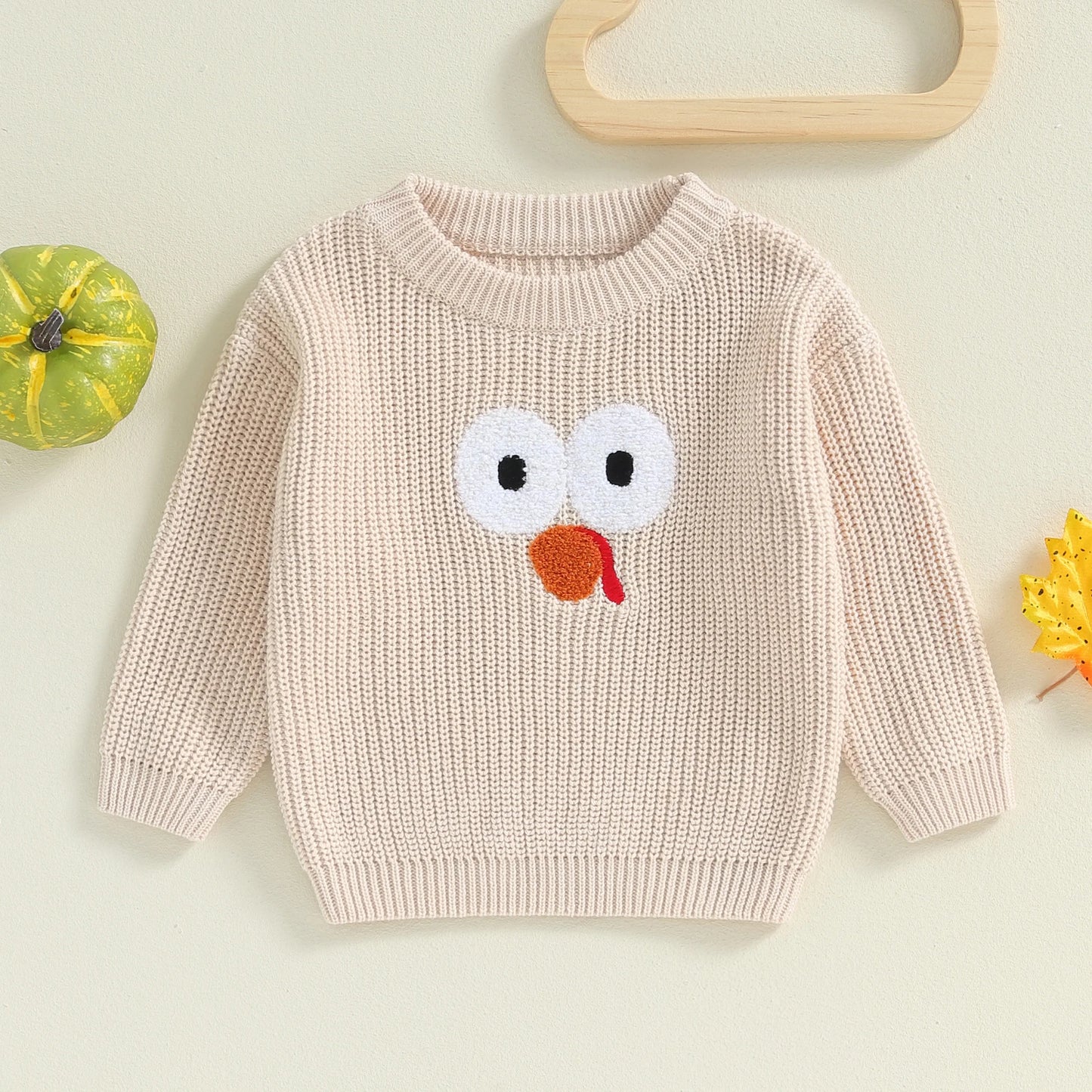 Embroidery Sweaters Long Sleeve O Neck