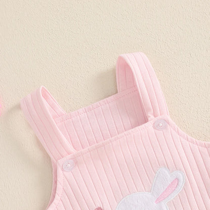 Easter Bunny Embroidered Romper