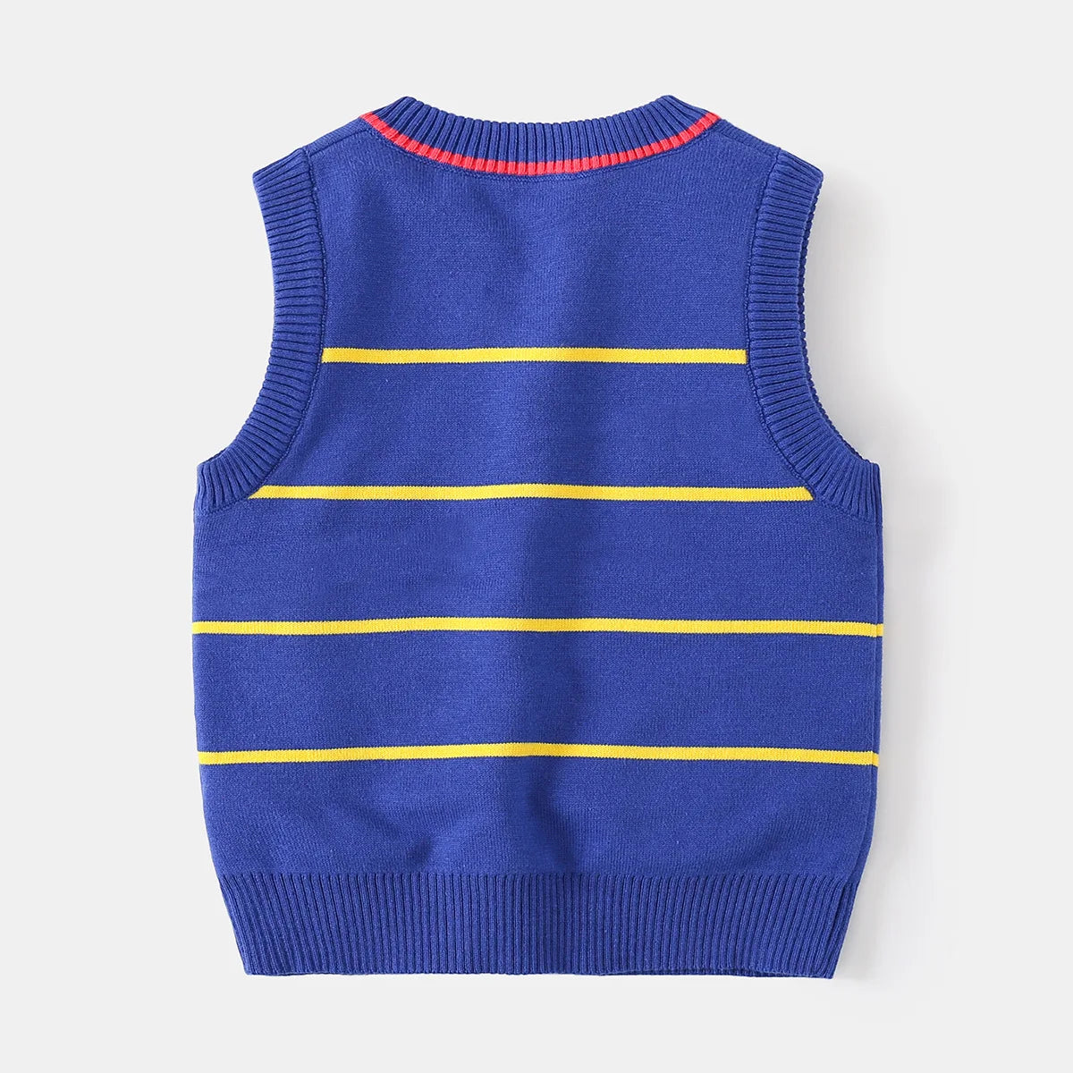 Workmanship™ Cartoon Dinosaur V-Neck Knitted Vest