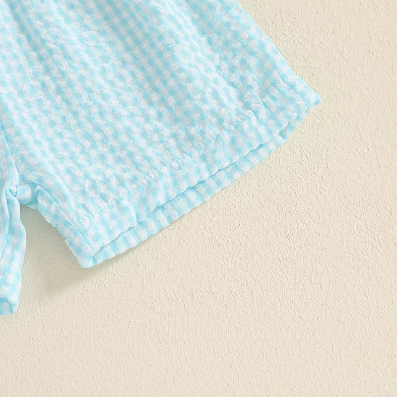 2 Piece Embroidered Bunny Outfit