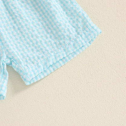 2 Piece Embroidered Bunny Outfit