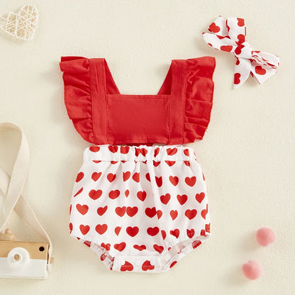 Valentine's Suit with Headband