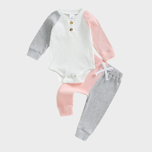 2 Piece Colorful Autumn Outfit