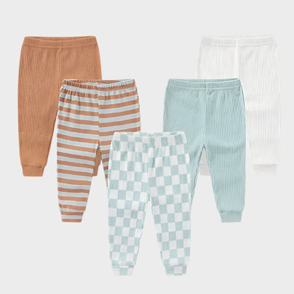 5 Pack Fashion Newborn Leggings