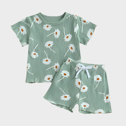 2 Piece Floral Outfit