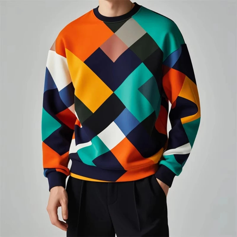 Pullover Sweatshirt Geometry