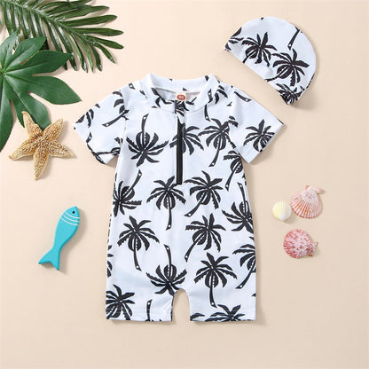 2 Piece Island Tree Swimsuit wear
