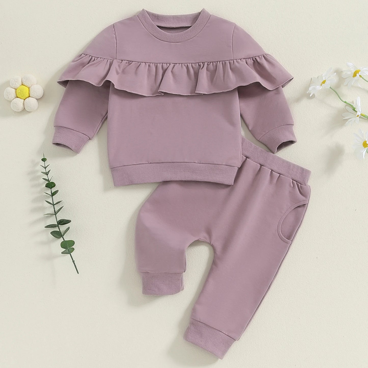 2 Piece Set Autumn Baby Girl Outfits