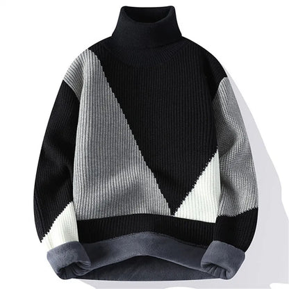 Turtleneck Sweater Fleece Pullovers