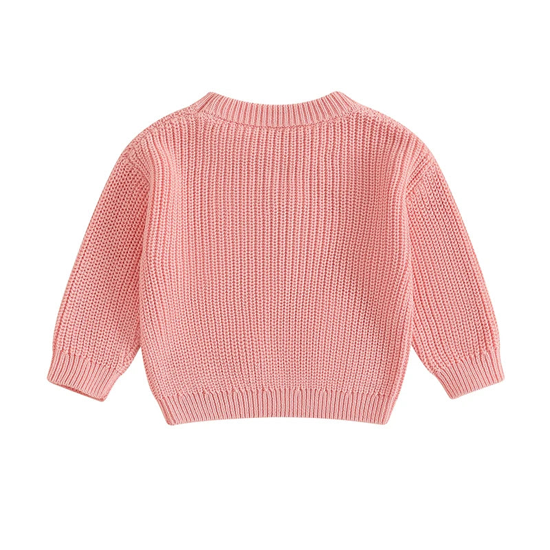 Embroidery Sweaters Long Sleeve