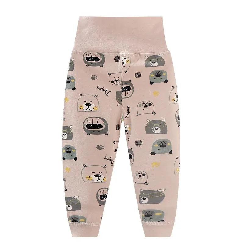 Cartoon High Waist Autumn Trouser