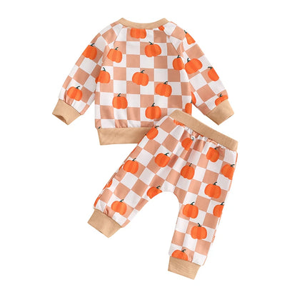 2 Piece Halloween Checkerboard Suit